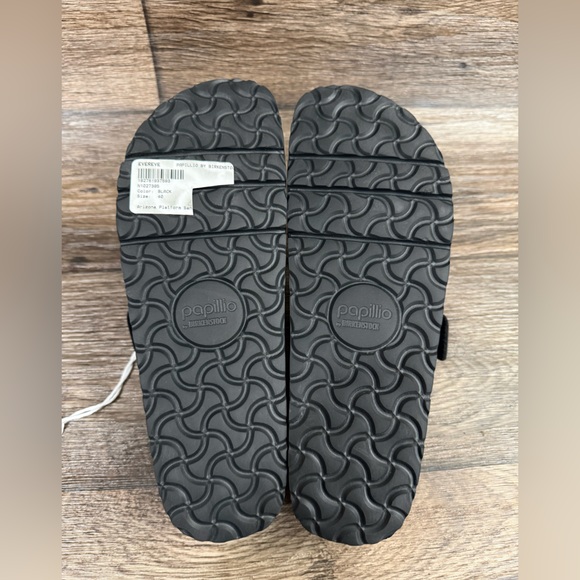 Birkenstock Arizona Papillio Black Sandals Size 40 NWT US 9 - Picture 9 of 9